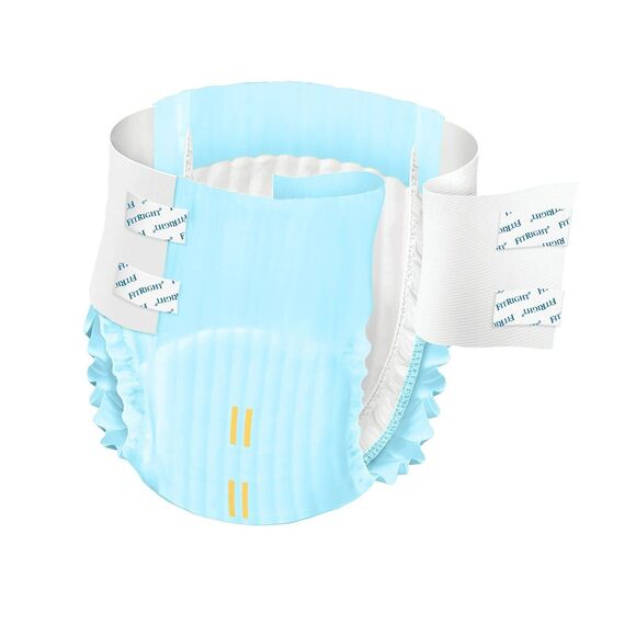 FitRight OptiFit Incontinence Briefs Disposable Unisex Briefs Heavy Absorbency L - Picture 5 of 7